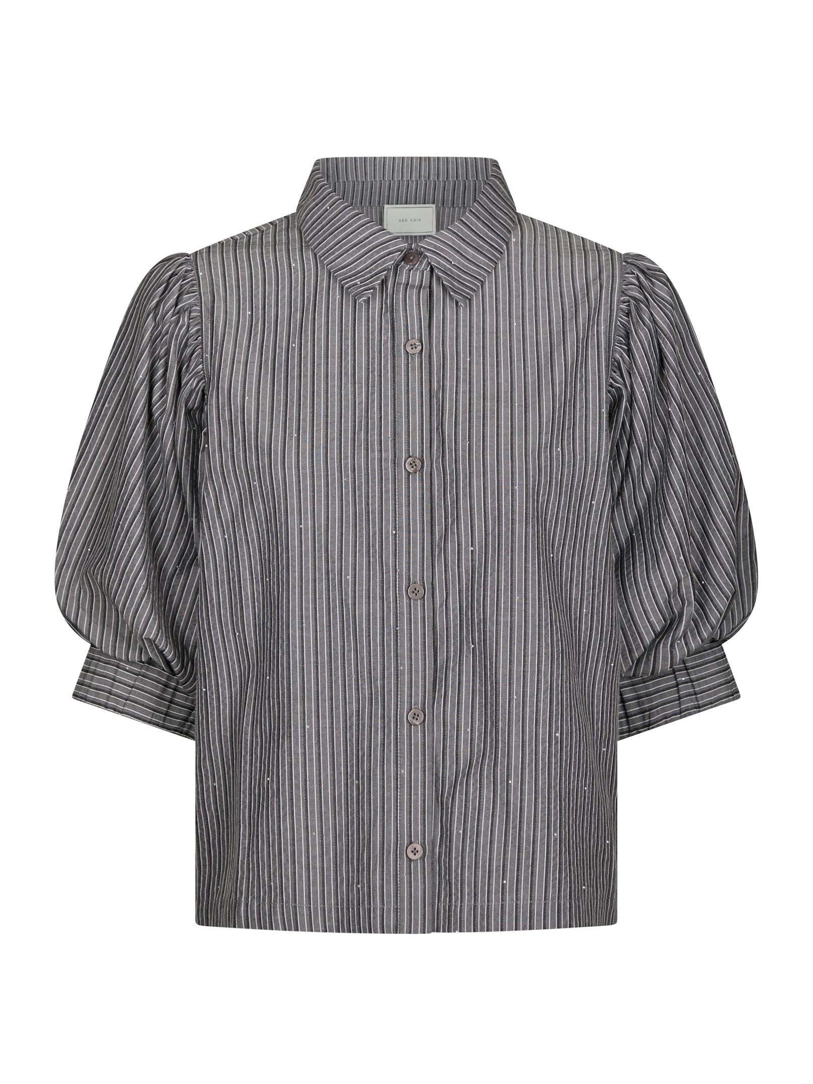 Etta Stripe B Shirt Dark Grey