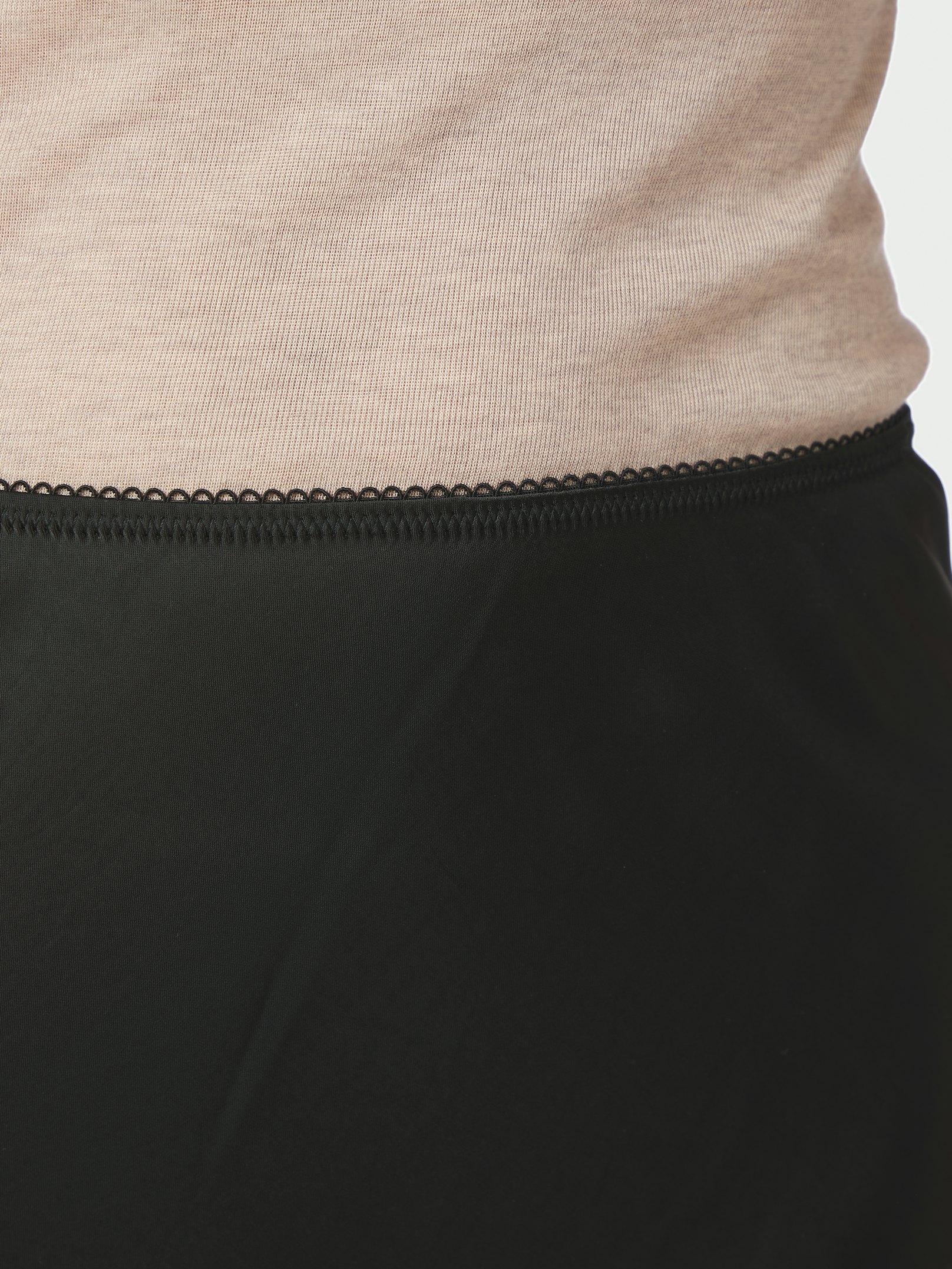 Mindie Heavy sateen Skirt Black - 6