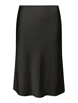 Mindie Heavy sateen Skirt Black