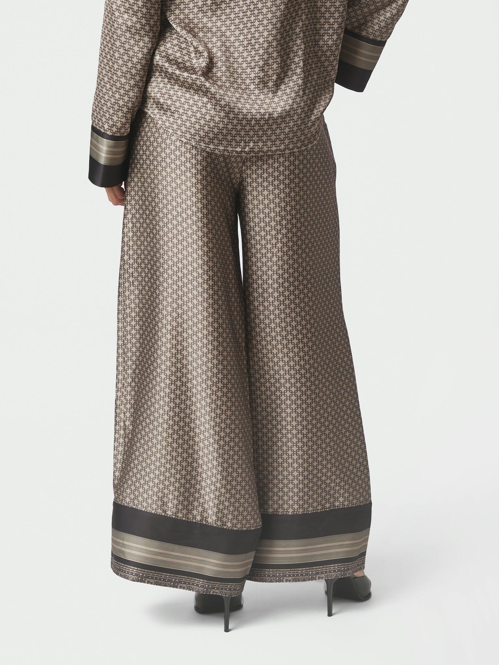 Sora Pattern Pants Beige - 4