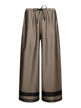 Sora Pattern Pants Beige