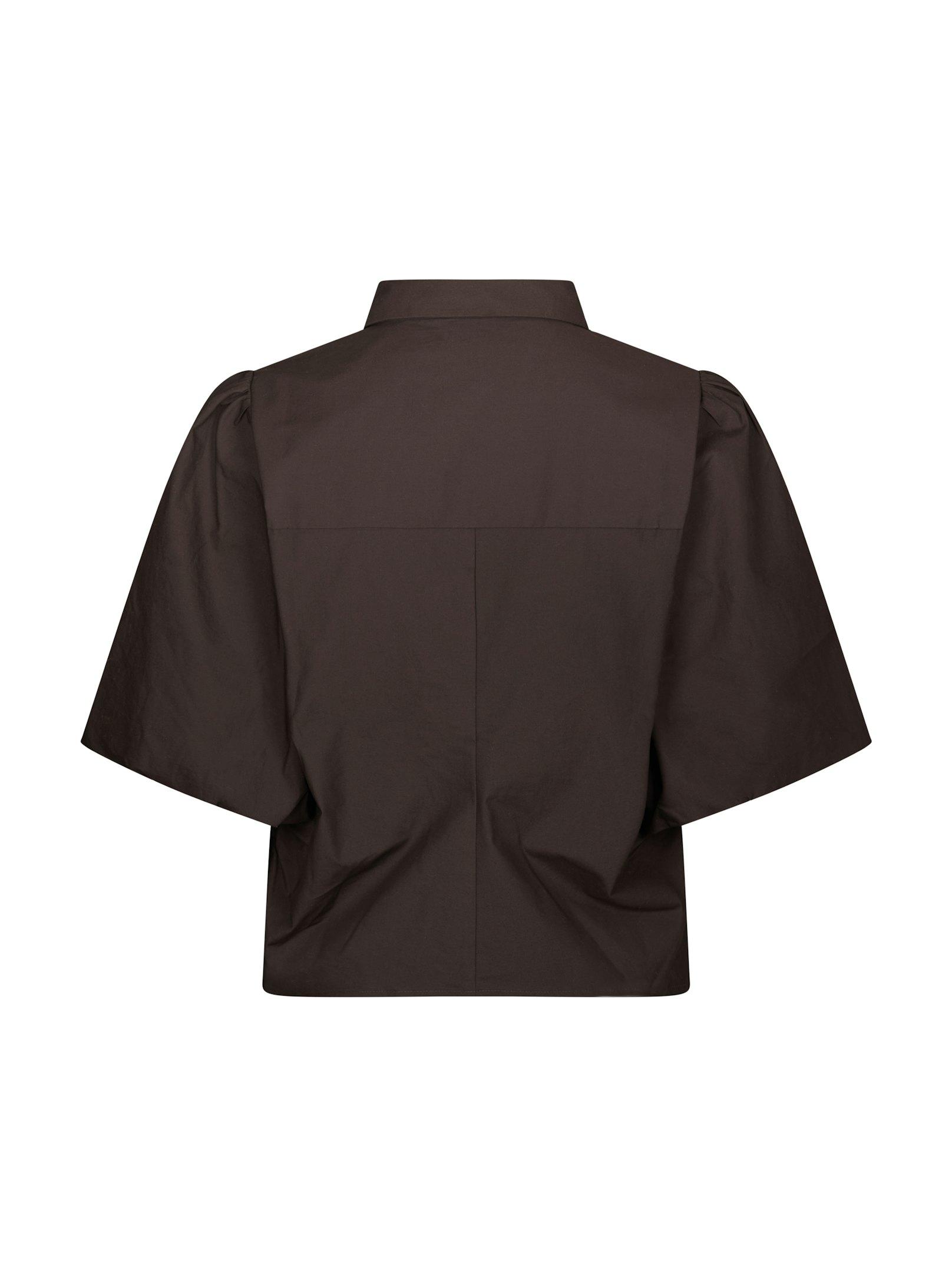 Ismara Solid Shirt Dark brown - 2