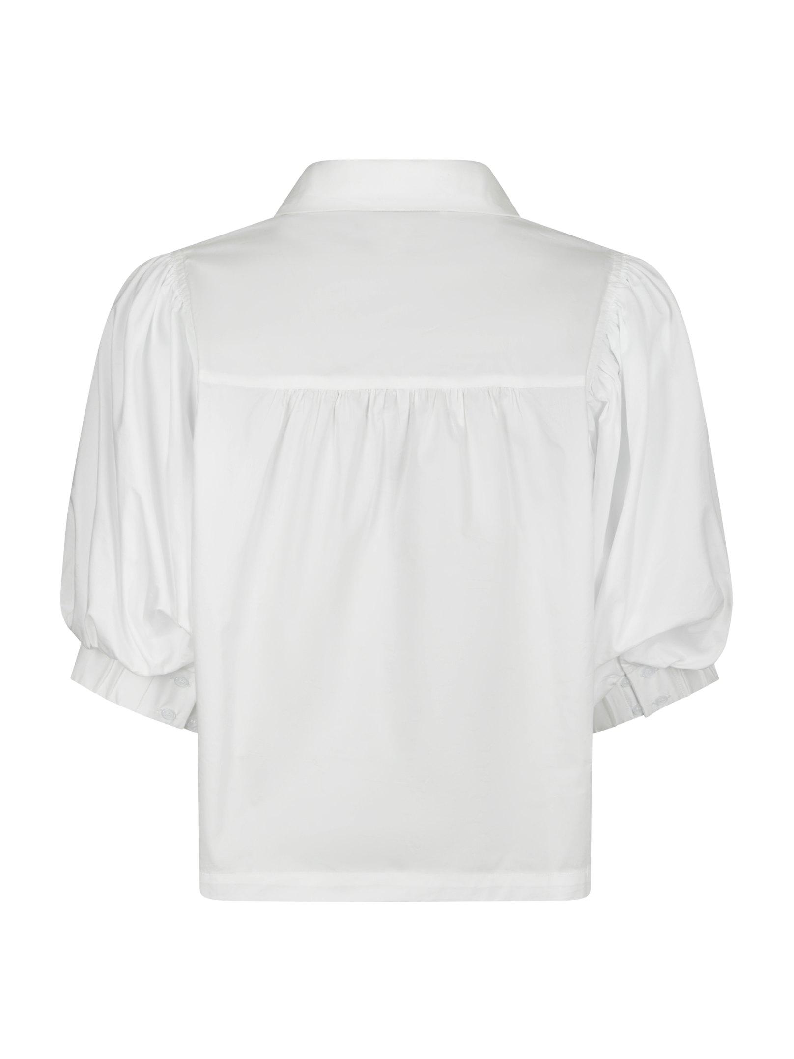 Etta Poplin Shirt White - 2