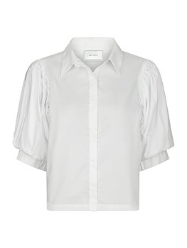 Etta Poplin Shirt White