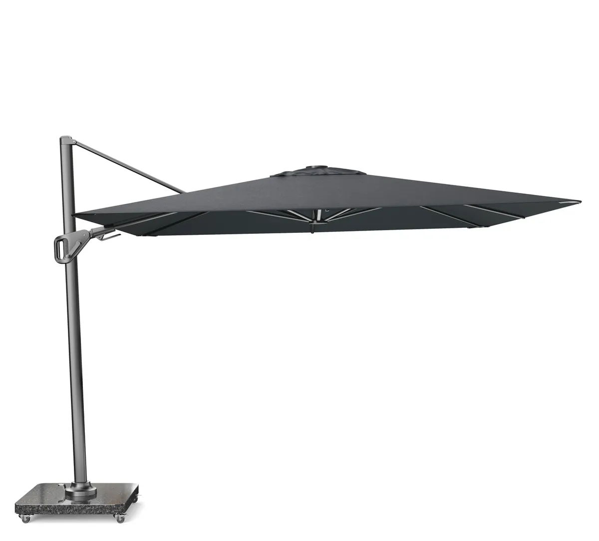 Sidohängt parasoll Nexus 300x300 cm i antracit från Platinum
