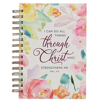 Anteckningsbok - I can do all things through Christ