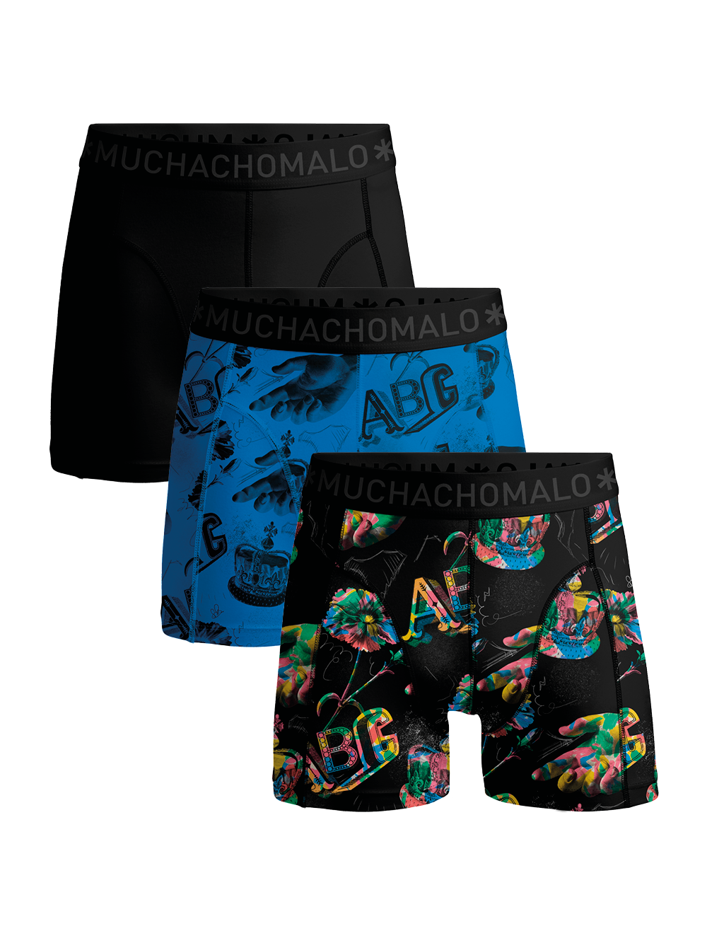 MUCHACHOMALO - ARTYFARTY BOXERS 3P