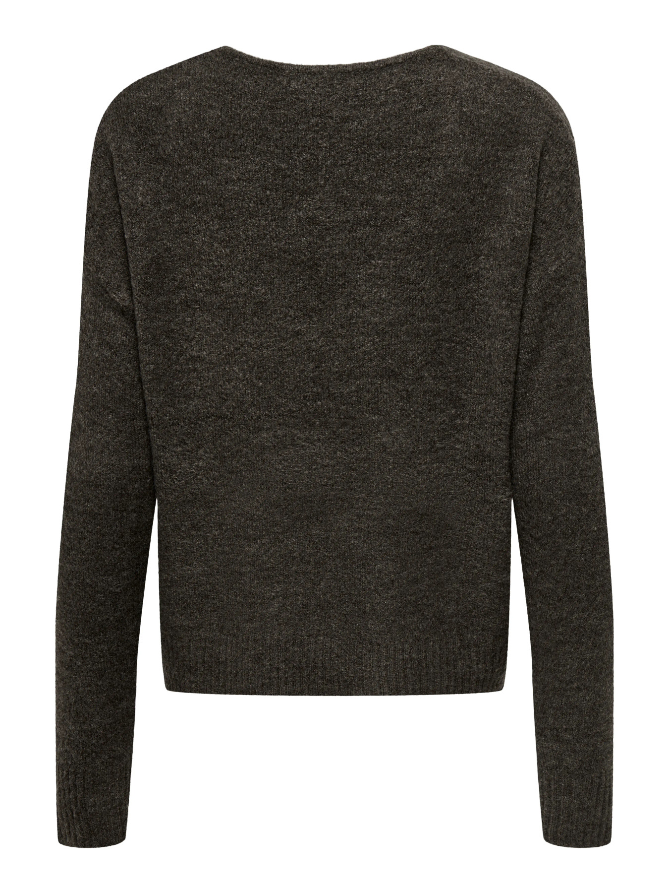 JDYELANORA L/S V-NECK PULLO. KNT NOOS Bracken MELANGE - 2