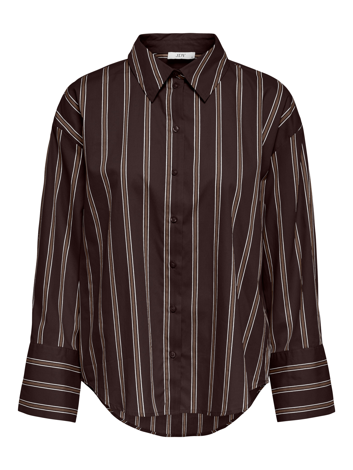 JDYSERENA L/S SHIRT WVN NOOS Chocolate Torte RAIN DRUM & CLOUD DANCER