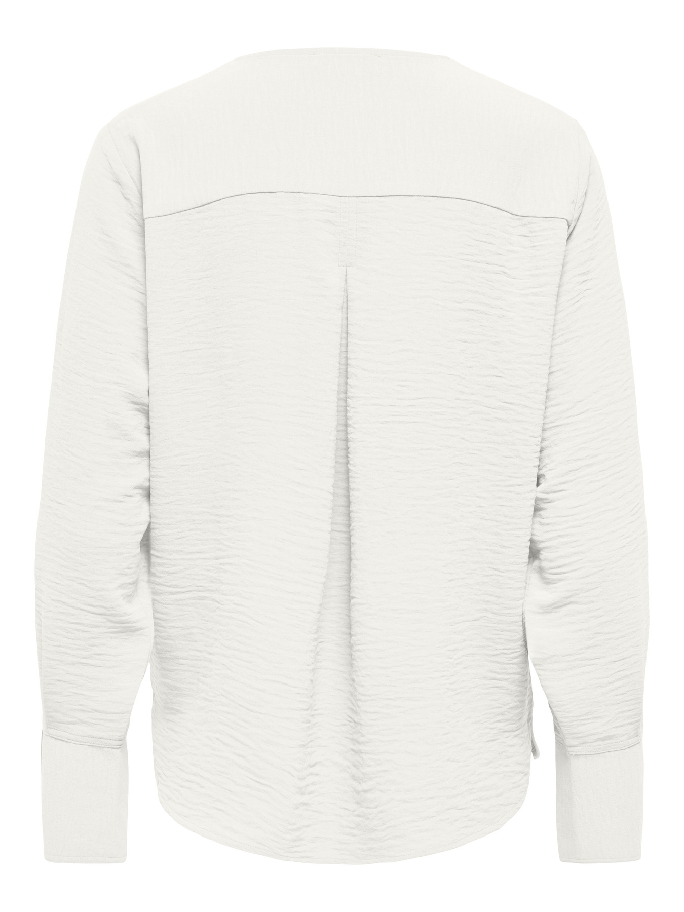JDYLION L/S V-NECK TOP WVN Cloud Dancer - 2