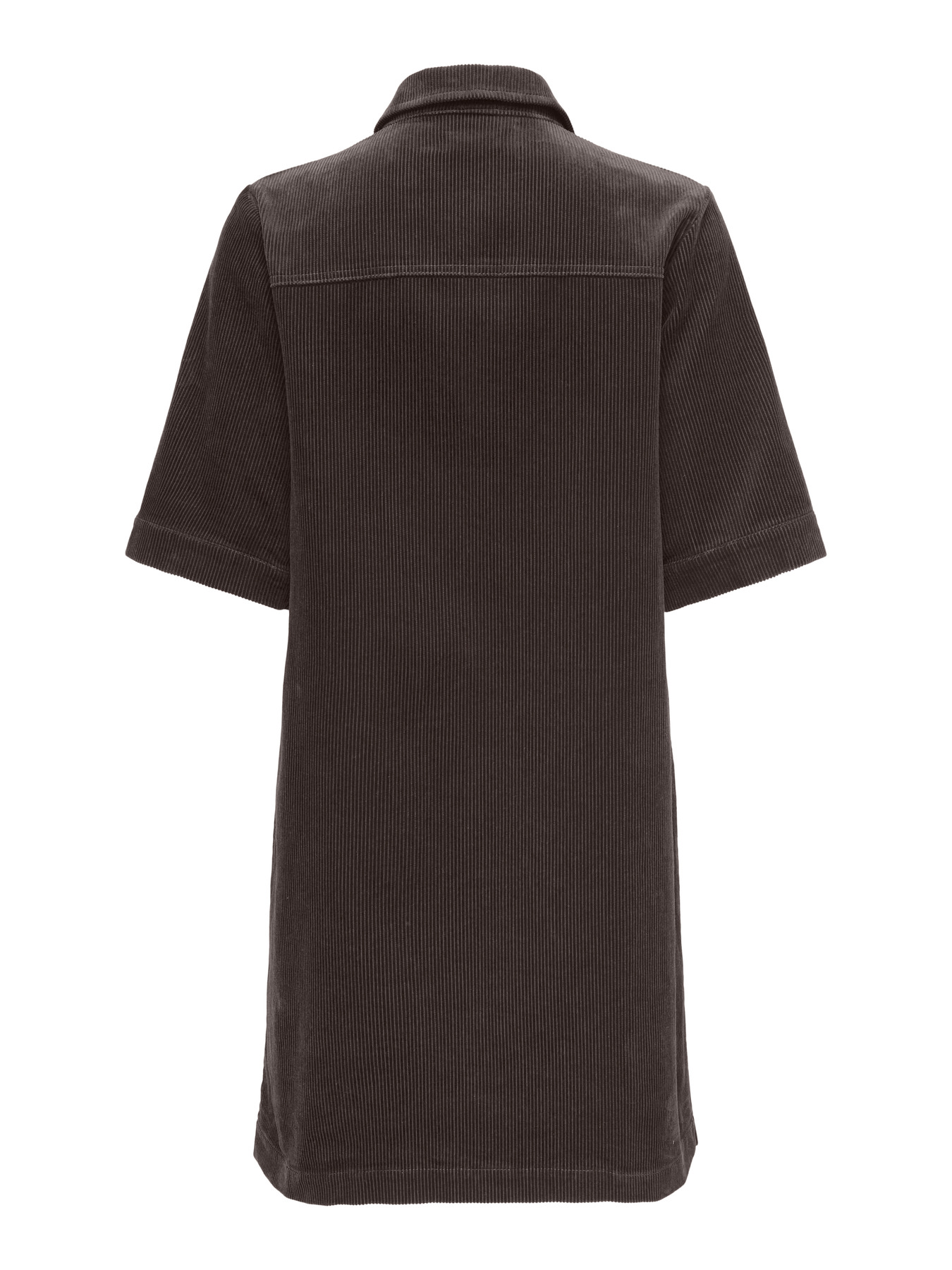 JDYSHIRAZ S/S BUTTON DRESS PNT NOOS Chocolate Torte - 2