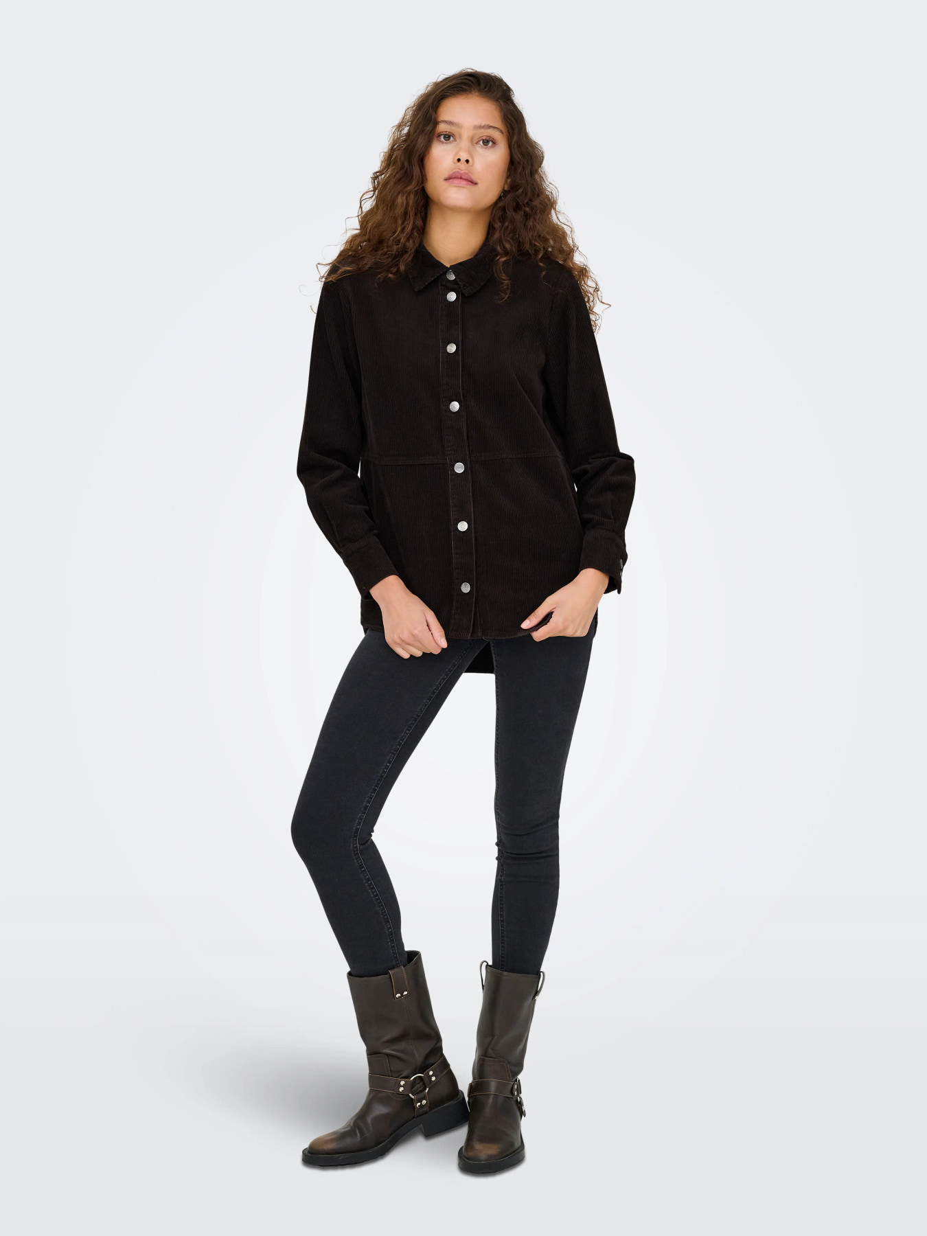 JDYSHIRAZ L/S LONG SHIRT PNT NOOS Chocolate Torte - 6
