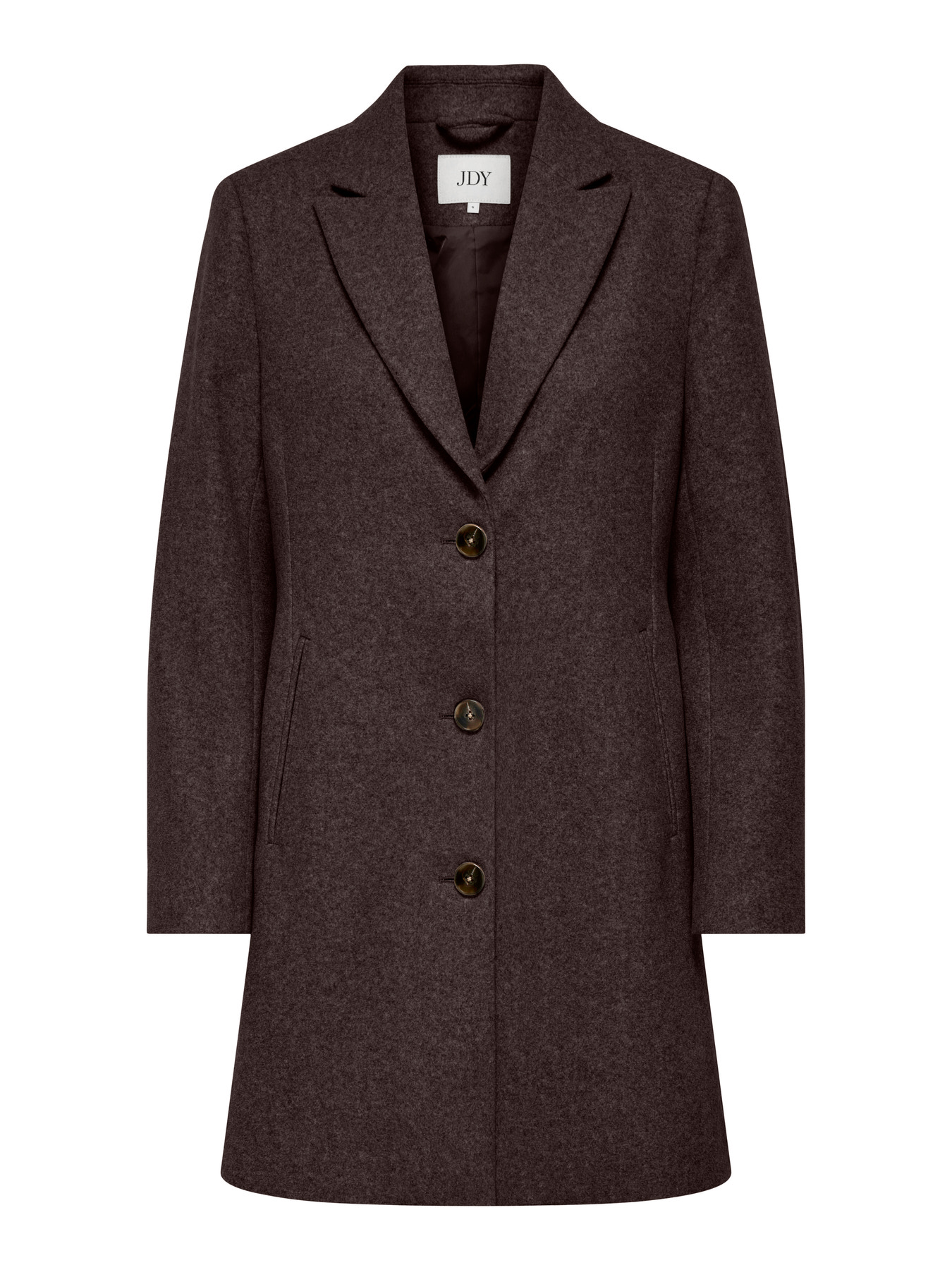 JDYECHO COAT OTW NOOS Chocolate Torte MELANGE
