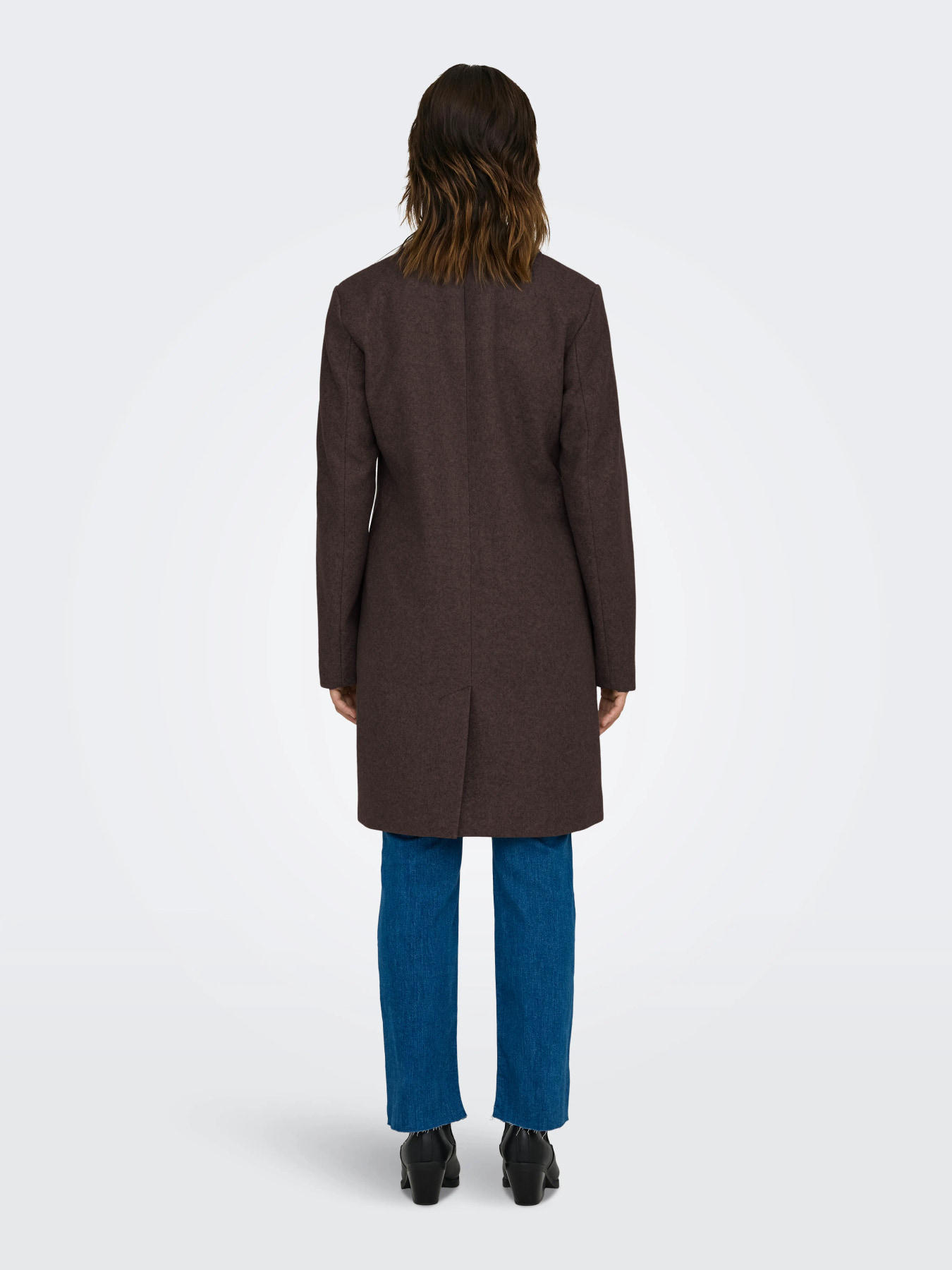 JDYECHO COAT OTW NOOS Chocolate Torte MELANGE - 4