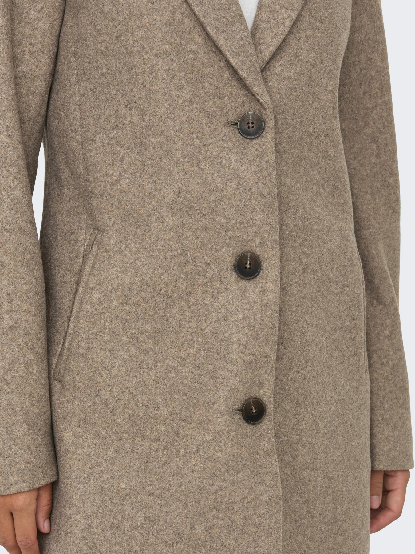 JDYECHO COAT OTW NOOS Nature MELANGE - 7