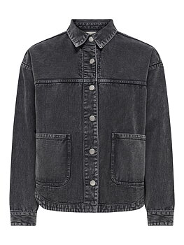 JDYNOMA L/S SHACKET WVN NOOS Dark Grey Denim