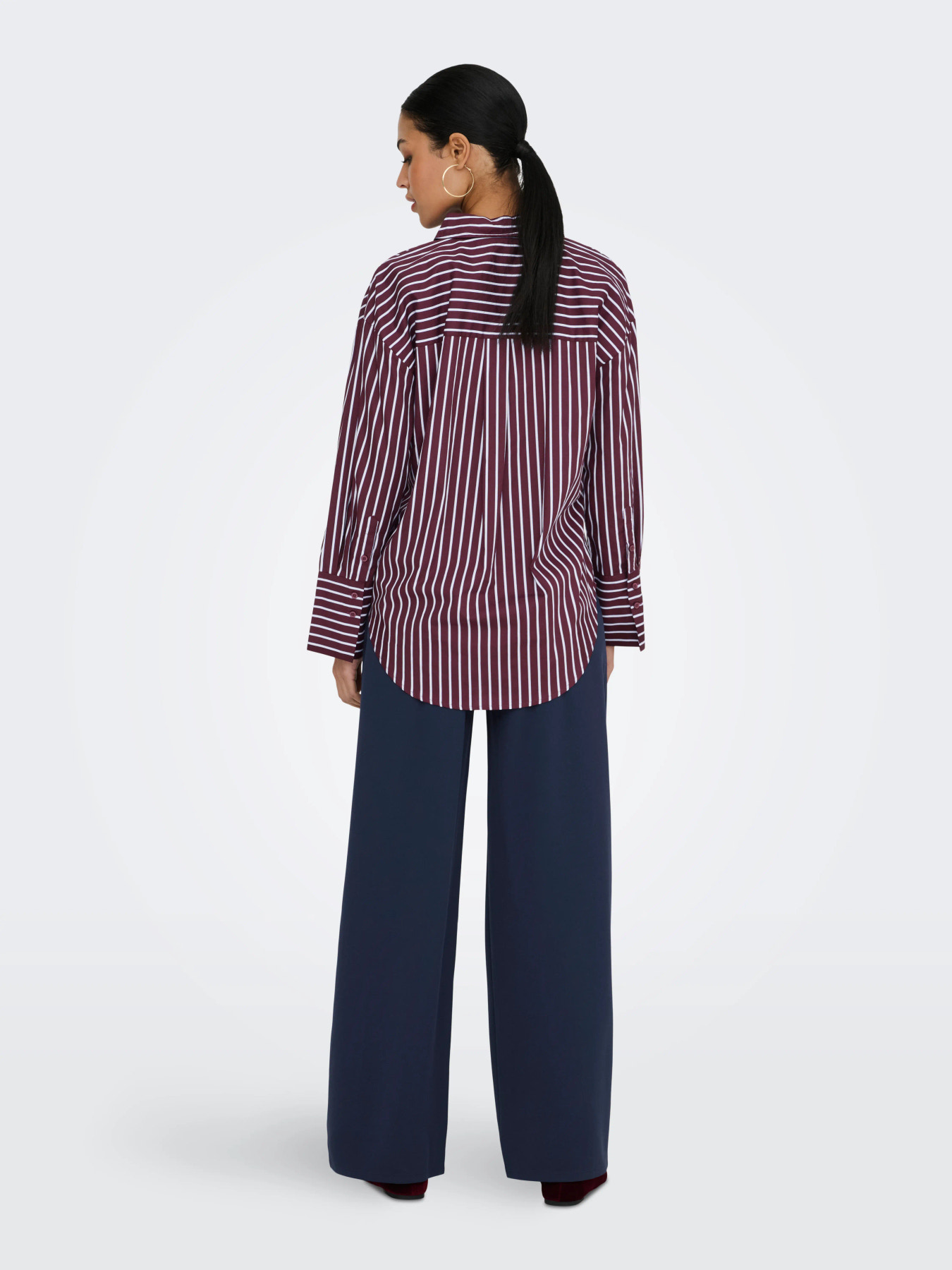 JDYSERENA L/S SHIRT WVN NOOS Port Royale CASHMERE BLUE&CLOUD DANCER - 7