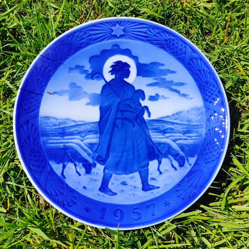 Jultallrik 1957 från Royal Copenhagen 