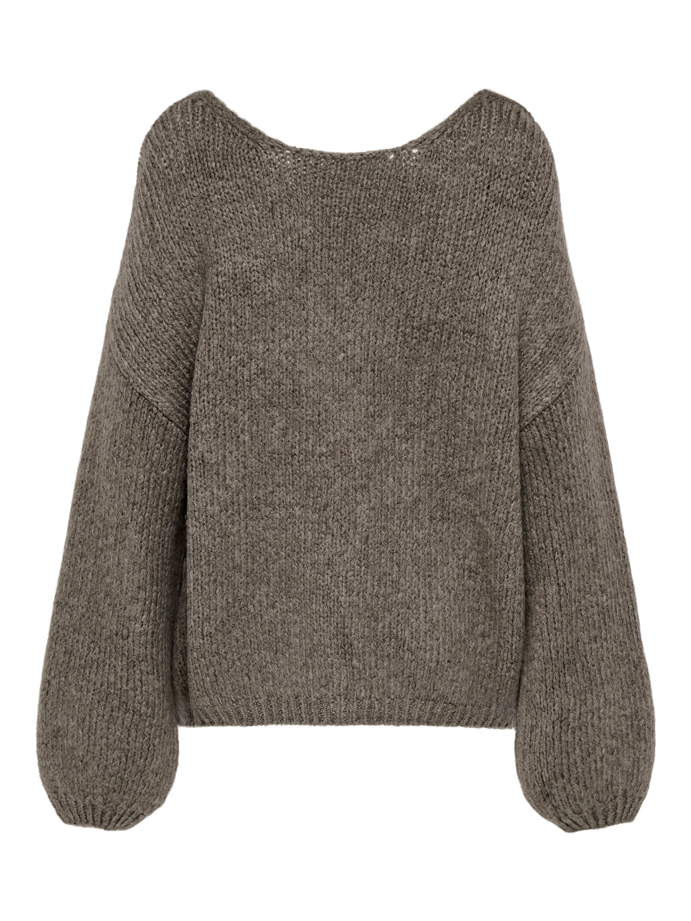 JDYDINEA L/S REVERSIBLE PULLOV. KNT NOOS Walnut - 2