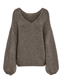 JDYDINEA L/S REVERSIBLE PULLOV. KNT NOOS Walnut