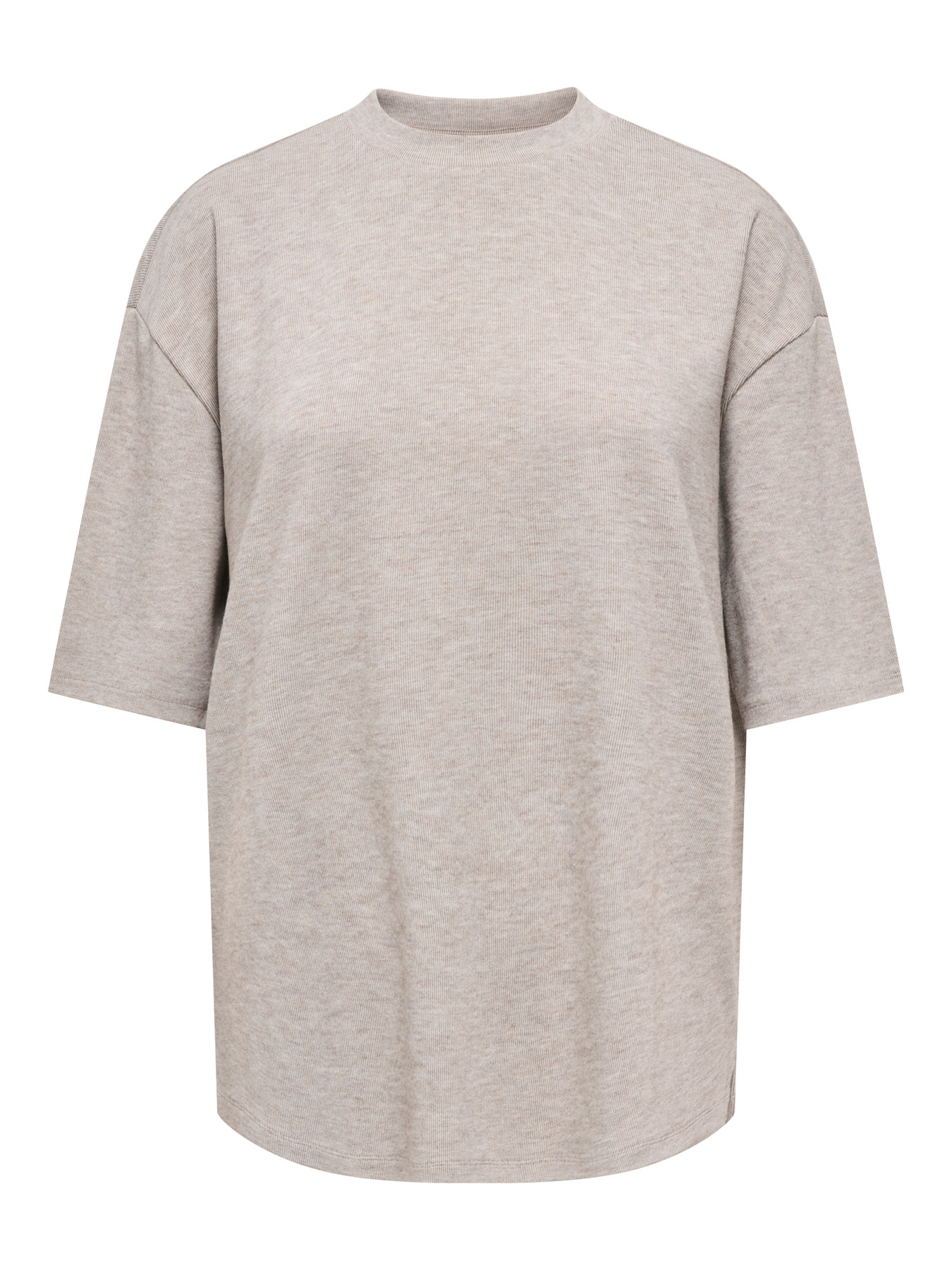 JDYVITA LIFE S/S O NECK TOP JRS DIA Chateau Gray MELANGE