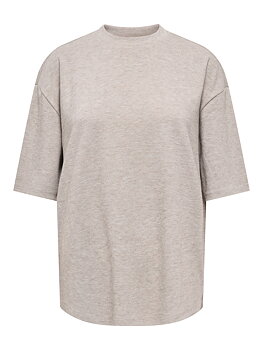 JDYVITA LIFE S/S O NECK TOP JRS DIA Chateau Gray MELANGE