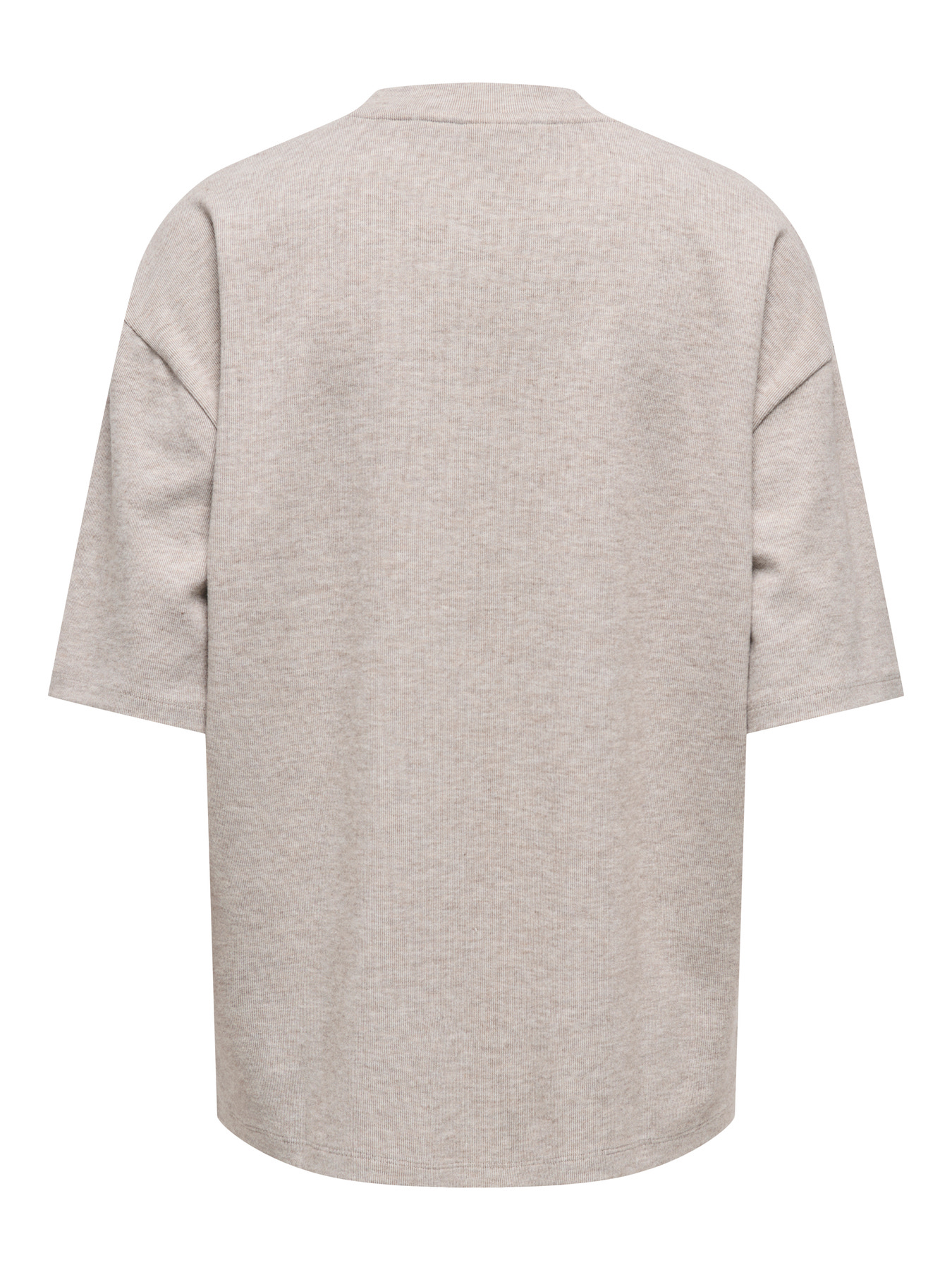JDYVITA LIFE S/S O NECK TOP JRS DIA Chateau Gray MELANGE - 2