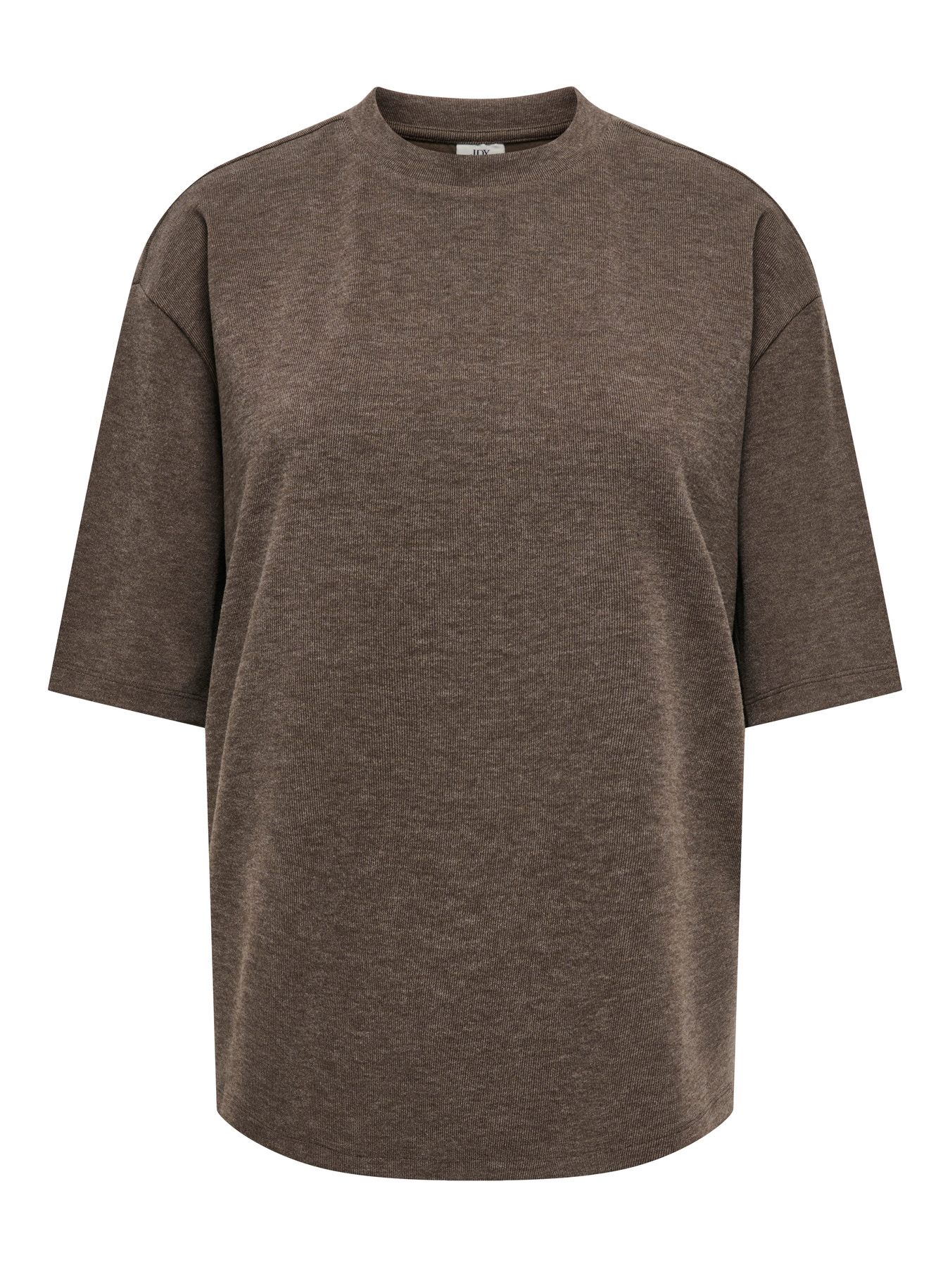 JDYVITA LIFE S/S O NECK TOP JRS DIA Coffee Bean MELANGE
