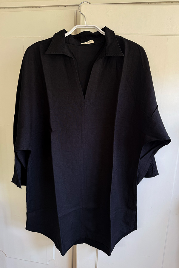 Movesgood - Rita Collar Tunic Black - 2