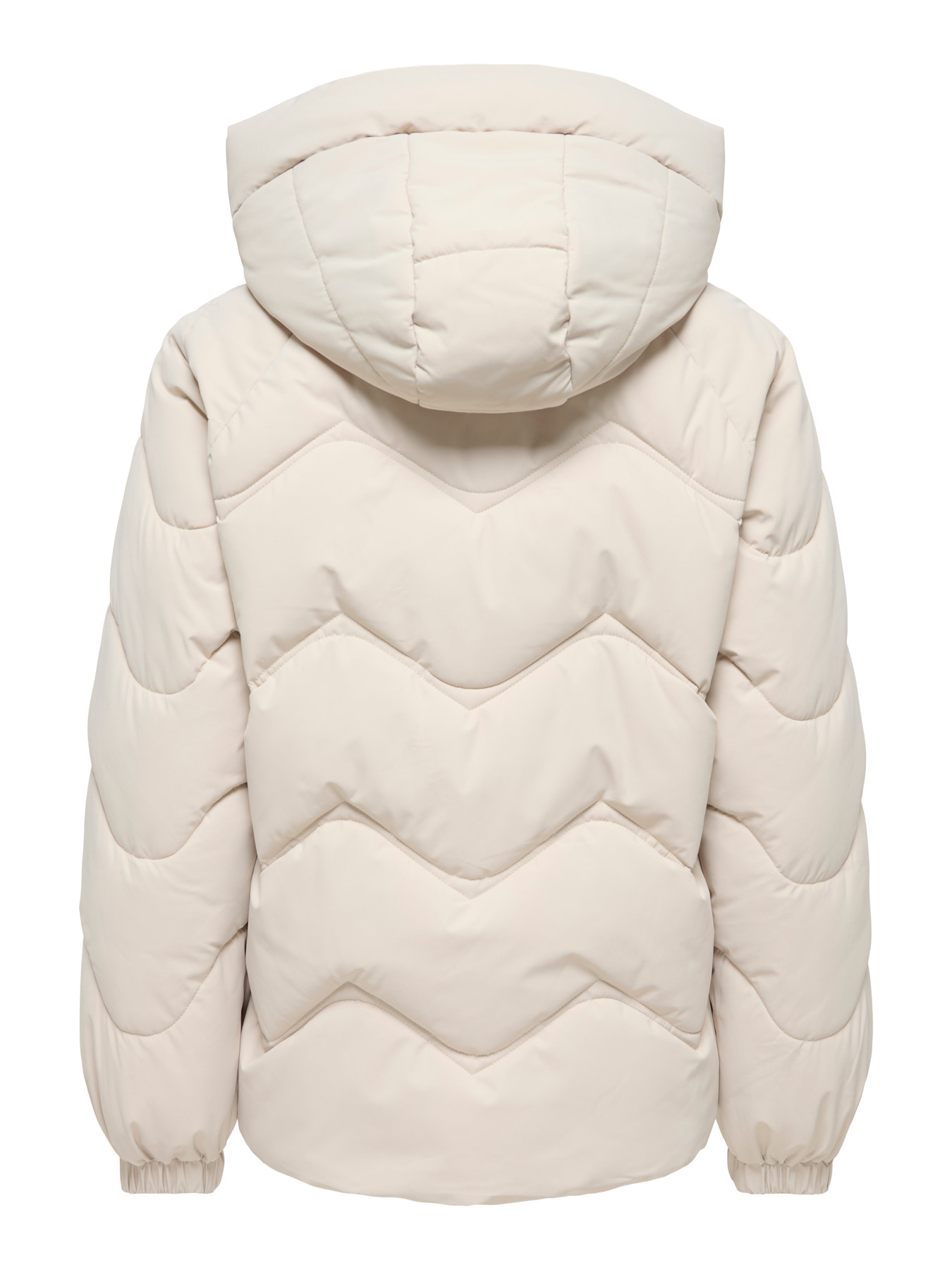 JDYPOWER SHORT HOOD PUFFER OTW HAB Silver Lining - 2