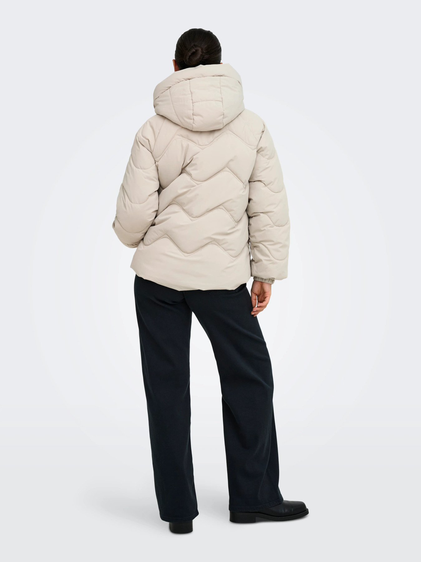 JDYPOWER SHORT HOOD PUFFER OTW HAB Silver Lining - 6