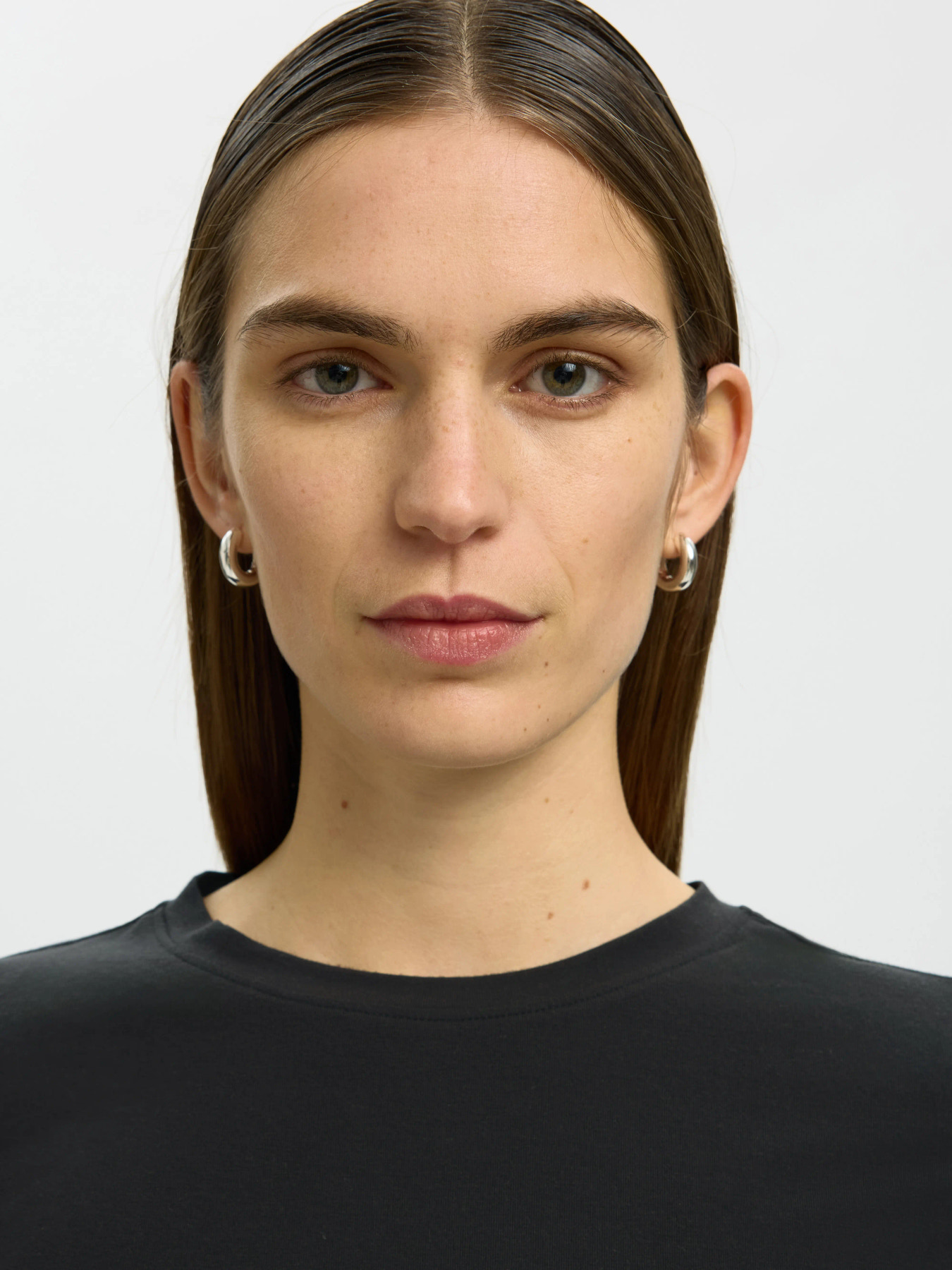 SLWMANJA LS O-NECK NOOS Black - 4