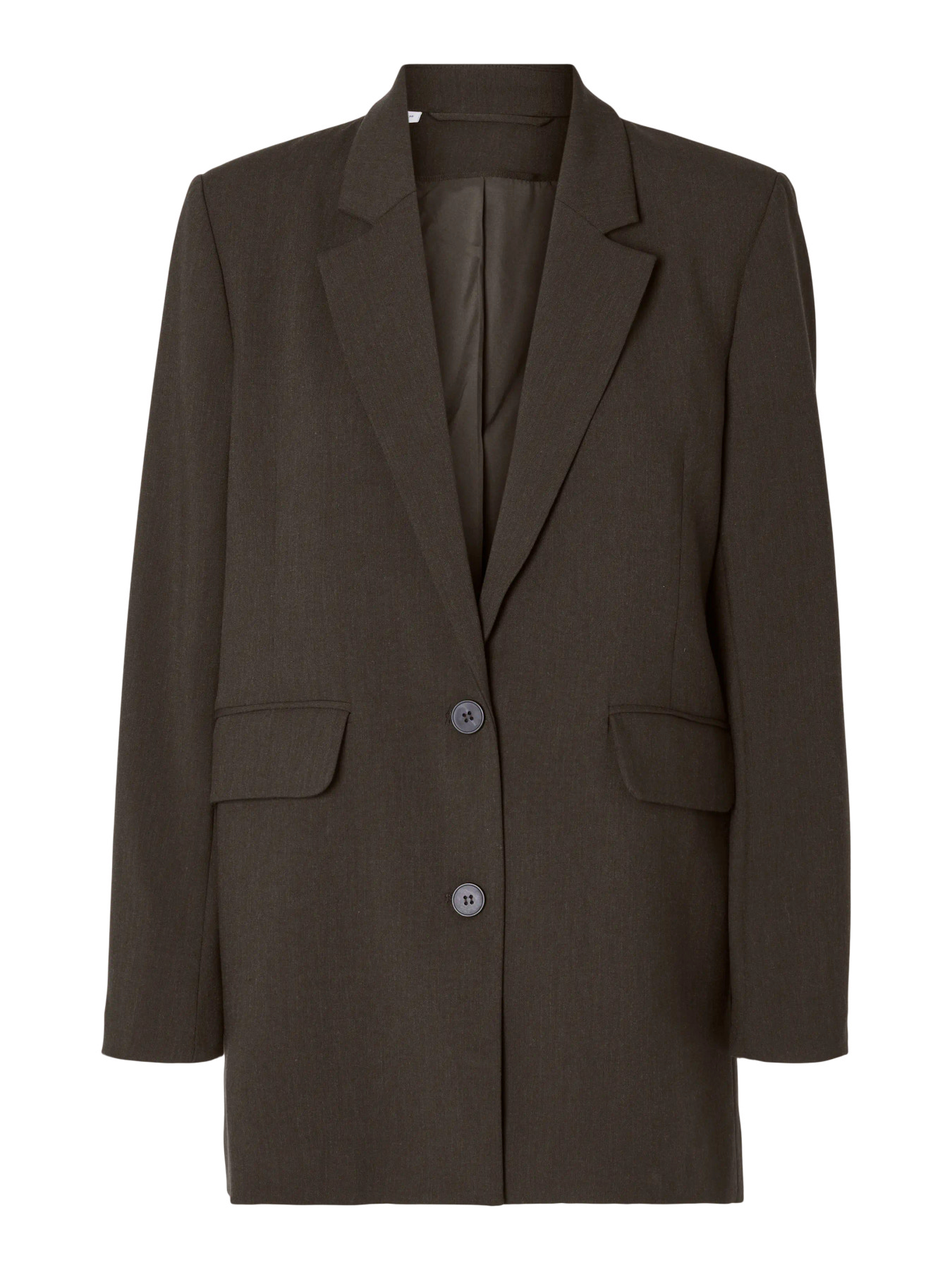 SLWRITA LS RELAXED BLAZER MEL NOOS Delicioso MELANGE
