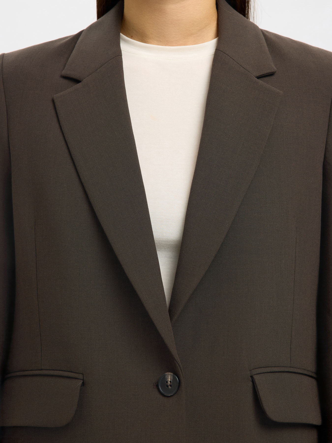 SLWRITA LS RELAXED BLAZER MEL NOOS Delicioso MELANGE - 2
