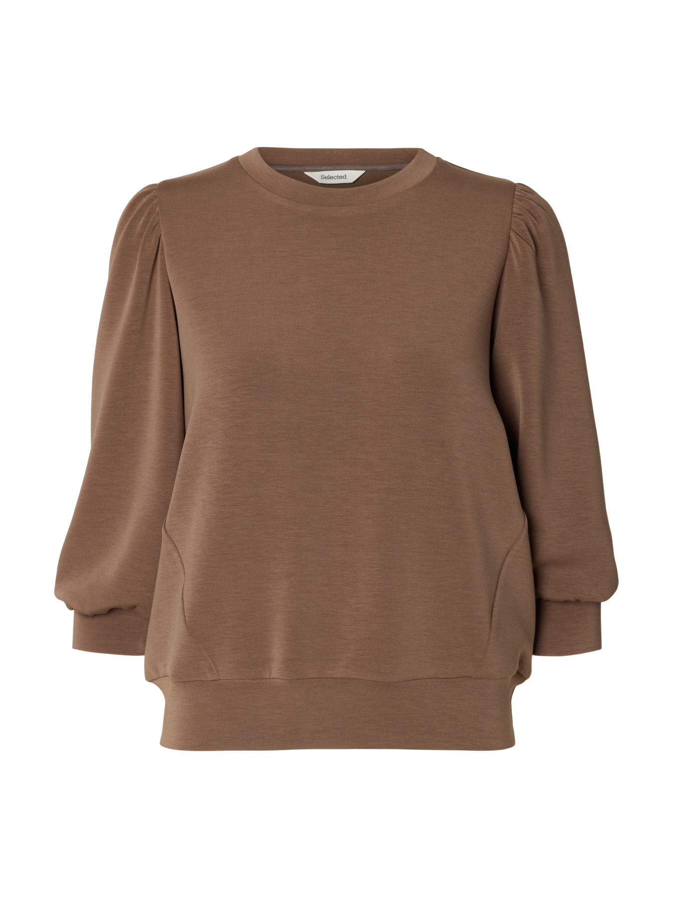 SLWTENNY 3/4 SWEAT TOP NOOS Chocolate Chip
