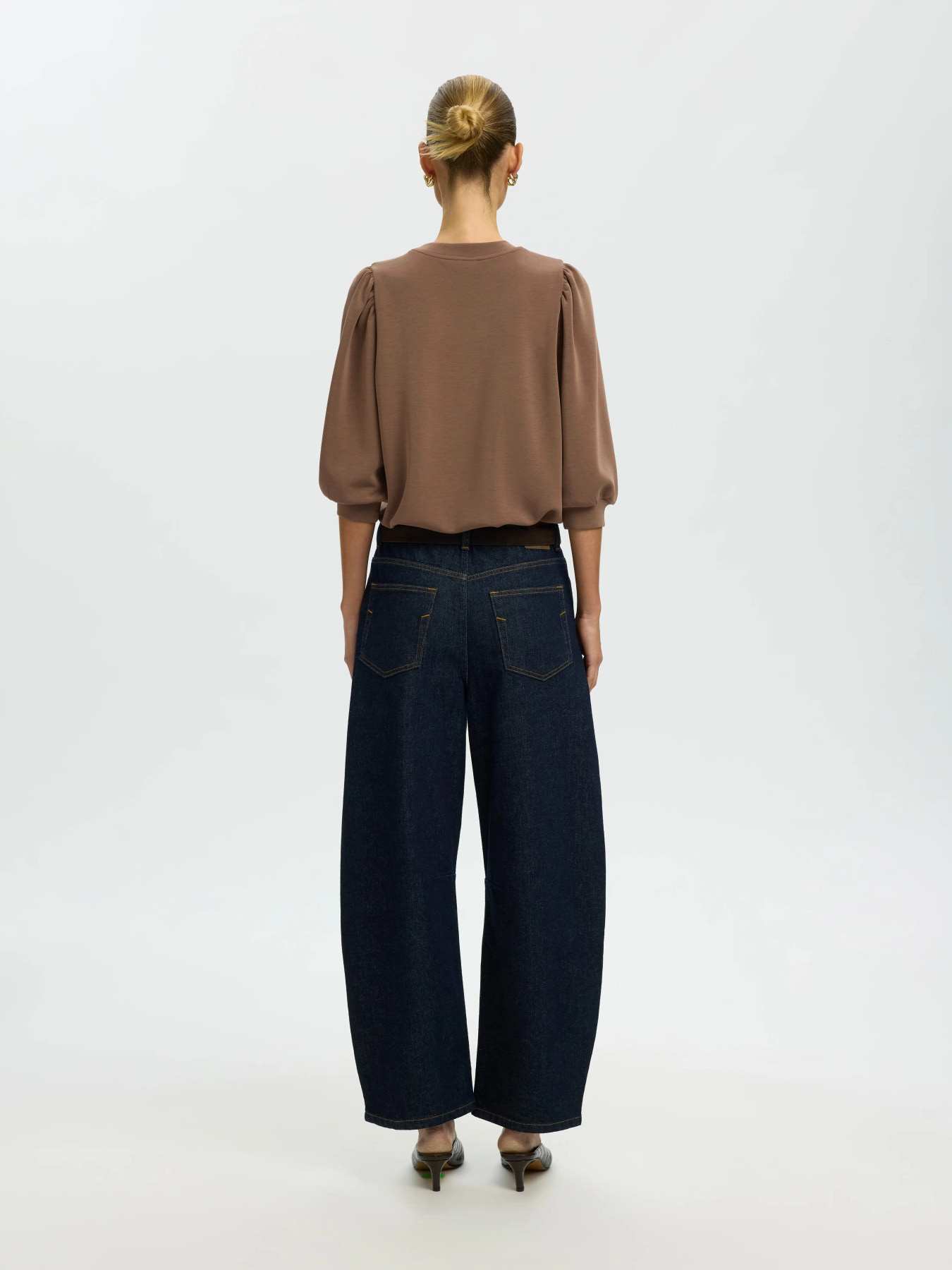 SLWTENNY 3/4 SWEAT TOP NOOS Chocolate Chip - 6