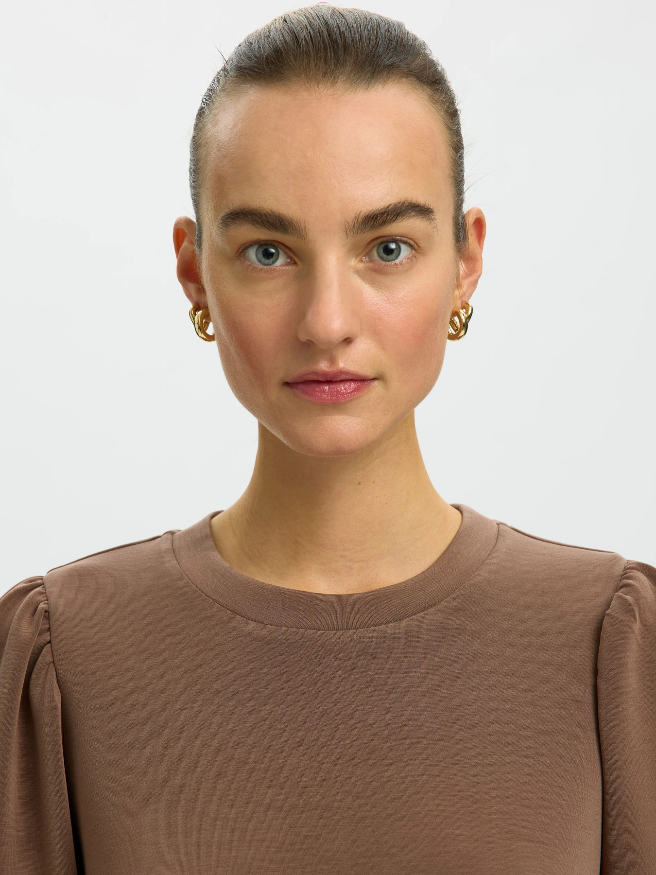 SLWTENNY 3/4 SWEAT TOP NOOS Chocolate Chip - 2
