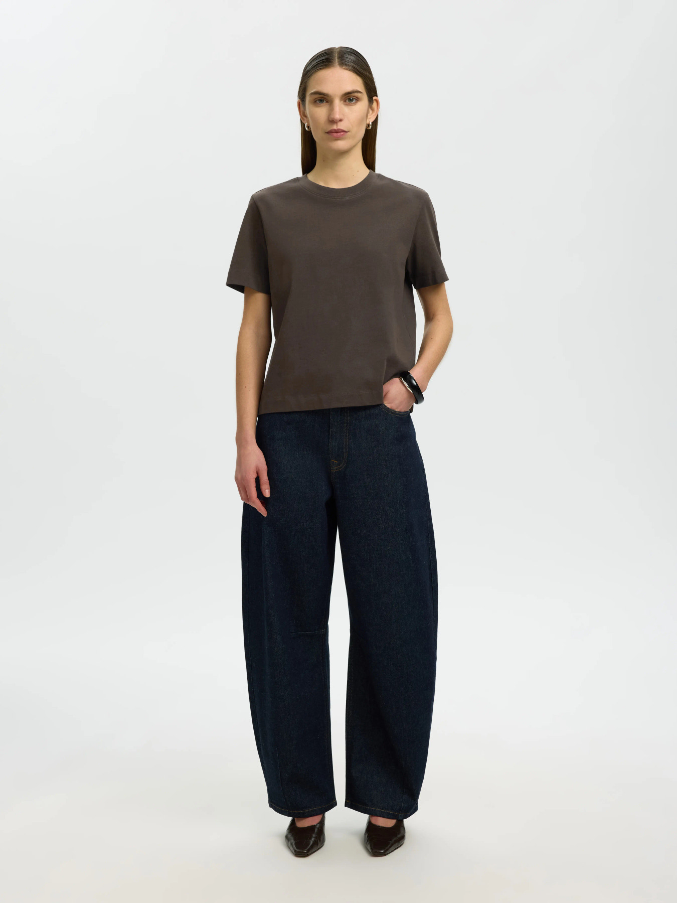 SLWESSENTIAL SS BOXY TEE NOOS Delicioso - 5
