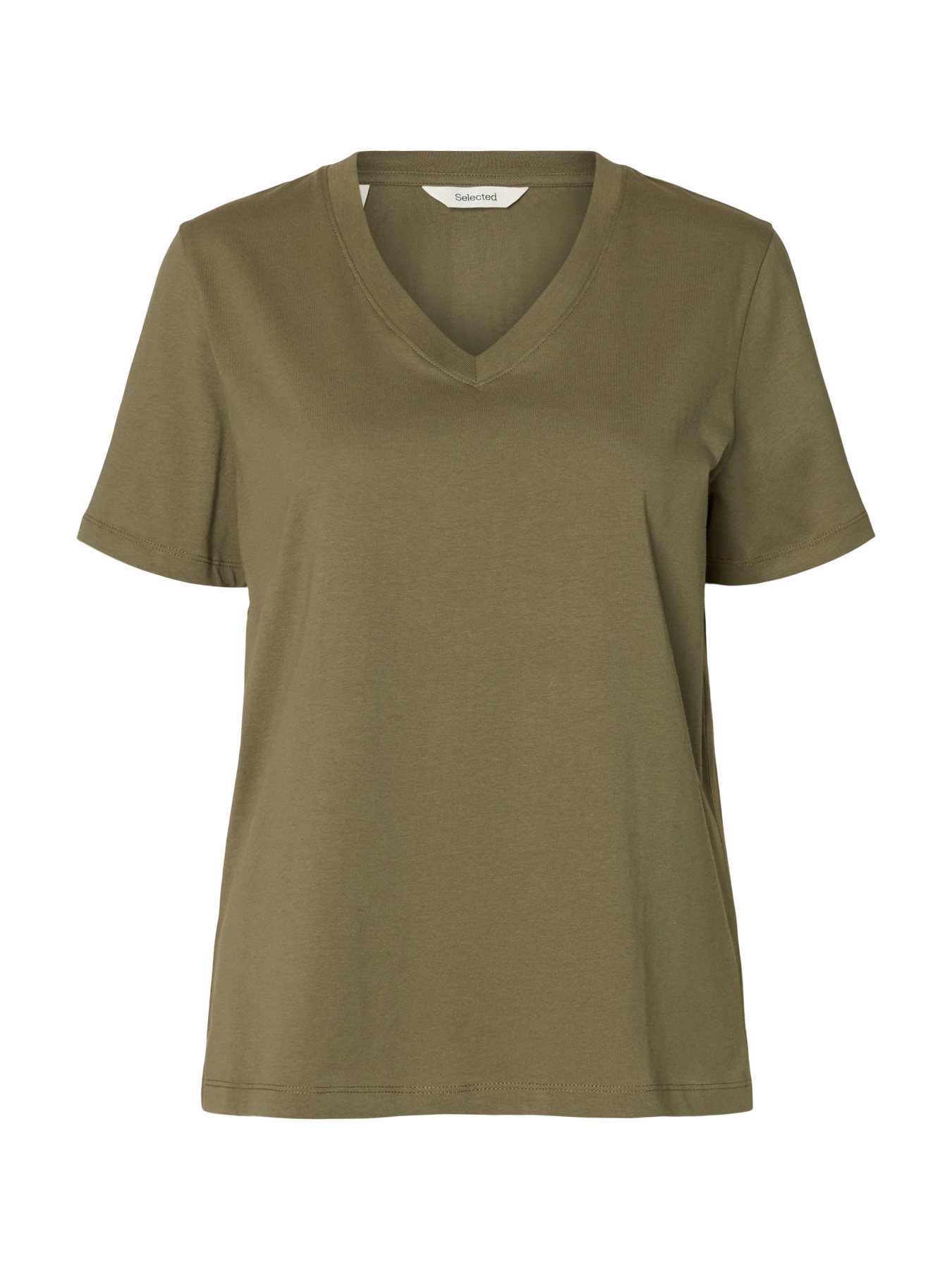 SLWESSENTIAL SS V-NECK TEE NOOS Kalamata