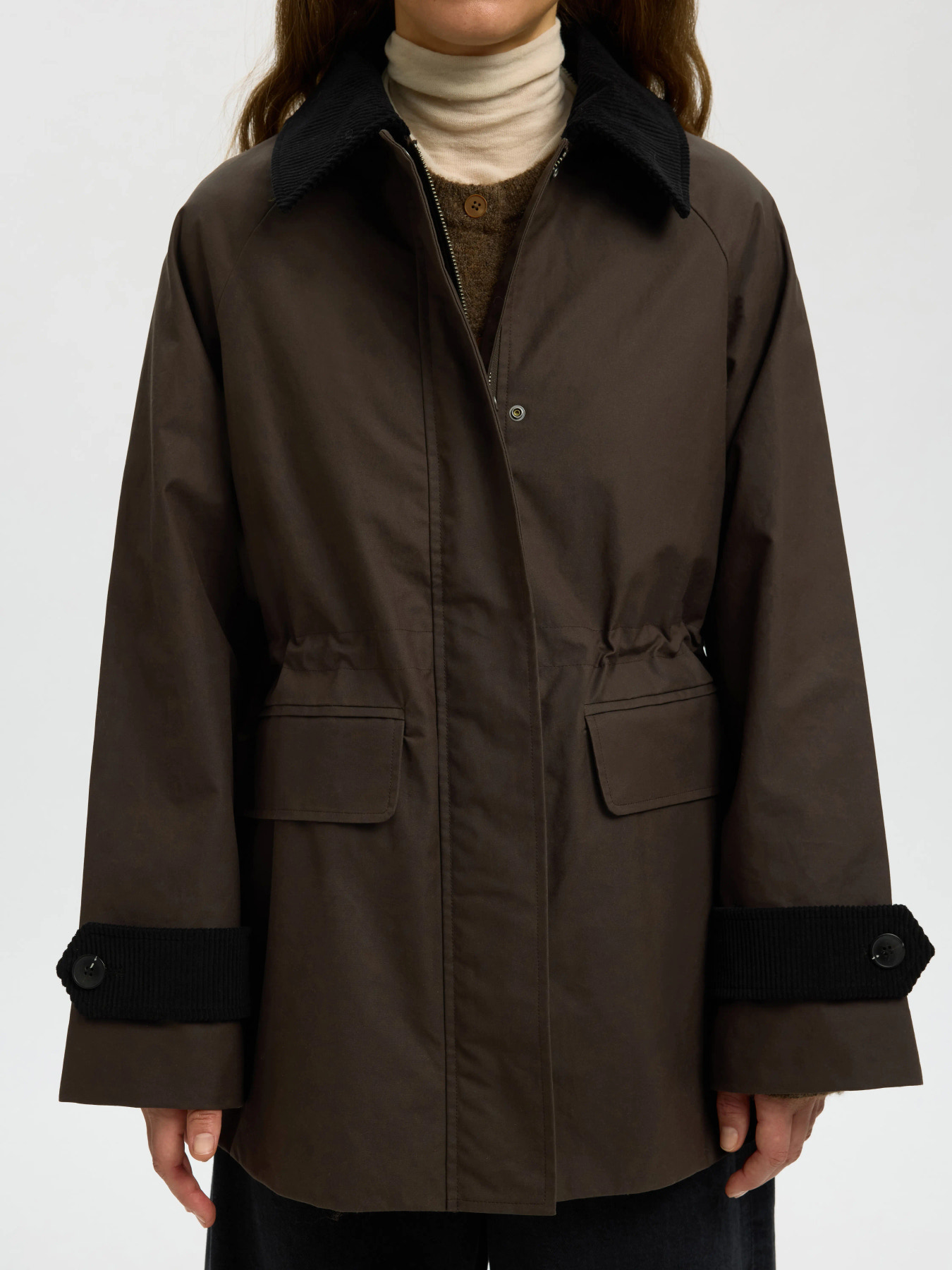 SLWWILMA WAXED JACKET NOOS Delicioso - 5
