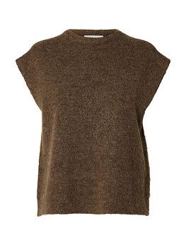 SLWLULU SL KNIT VEST NOOS Dachshund MELANGE
