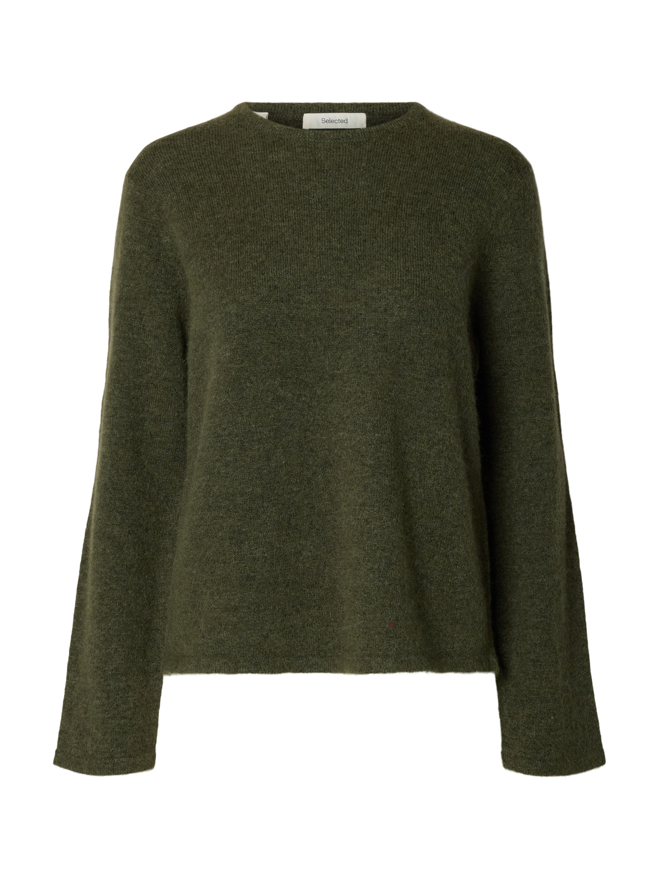 SLWLULU NEW LS KNIT O-NECK NOOS Kalamata MELANGE