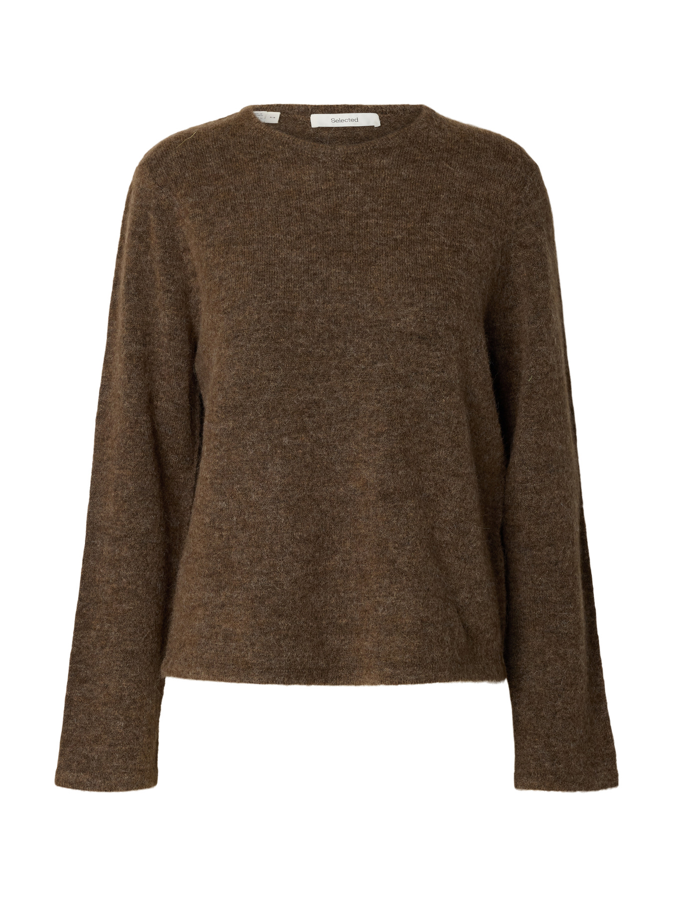 SLWLULU NEW LS KNIT O-NECK NOOS Dachshund MELANGE