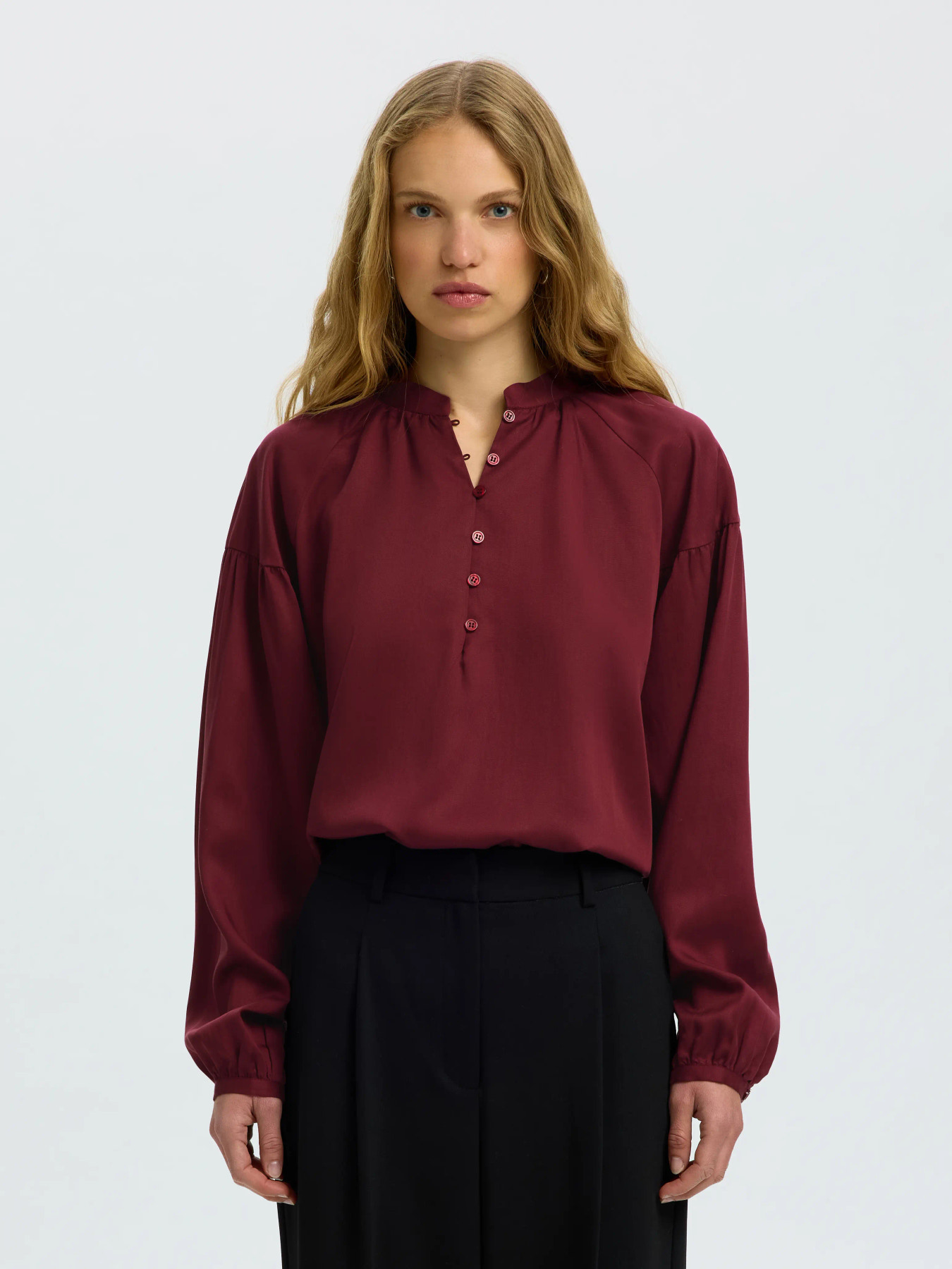 SLWDONNA LS SHIRT NOOS Tawny Port - 2