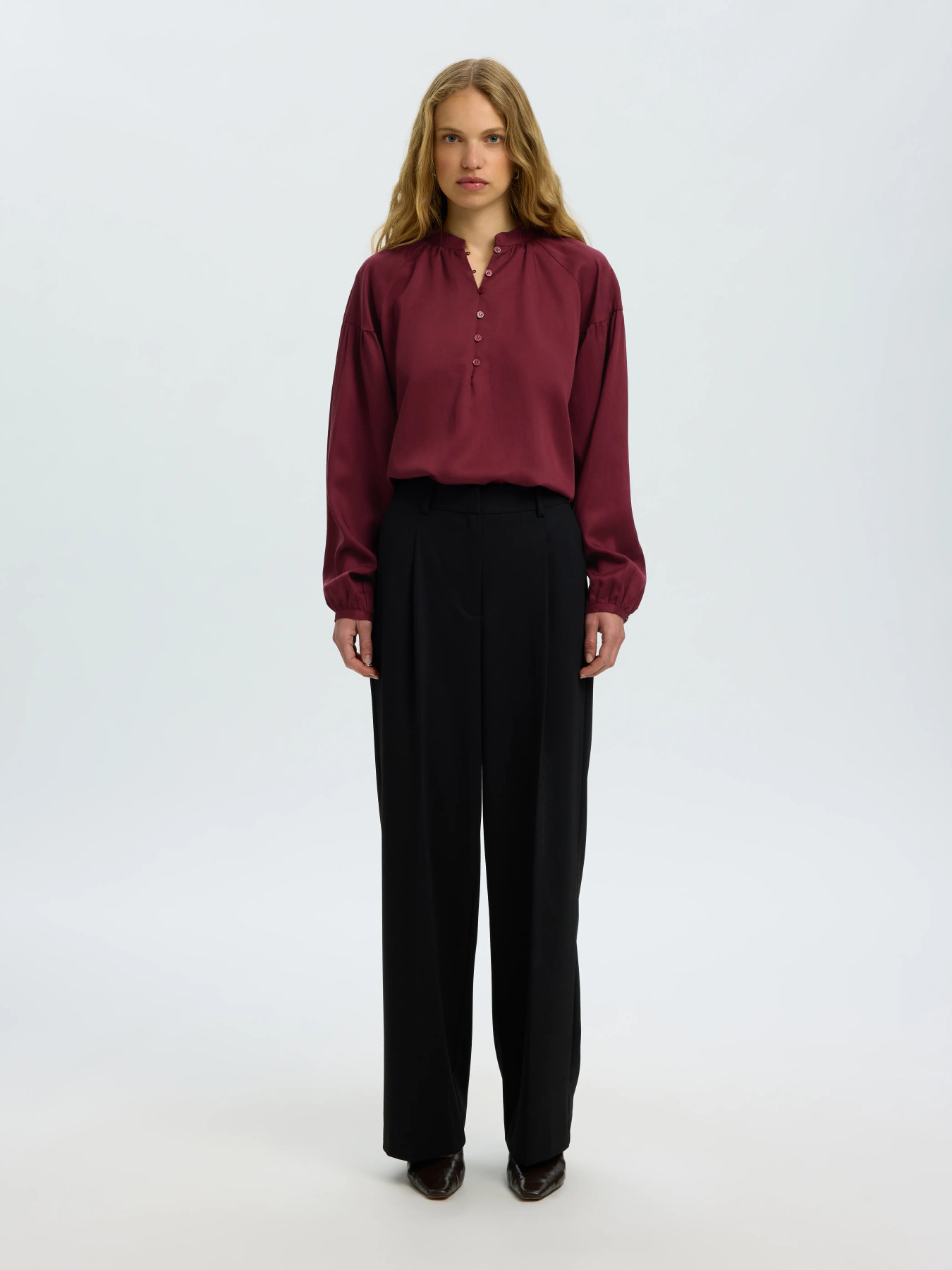 SLWDONNA LS SHIRT NOOS Tawny Port - 5