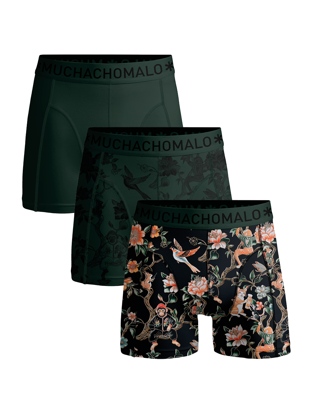 MUCHACHOMALO - TREEFRIENDS BOXERS 3P