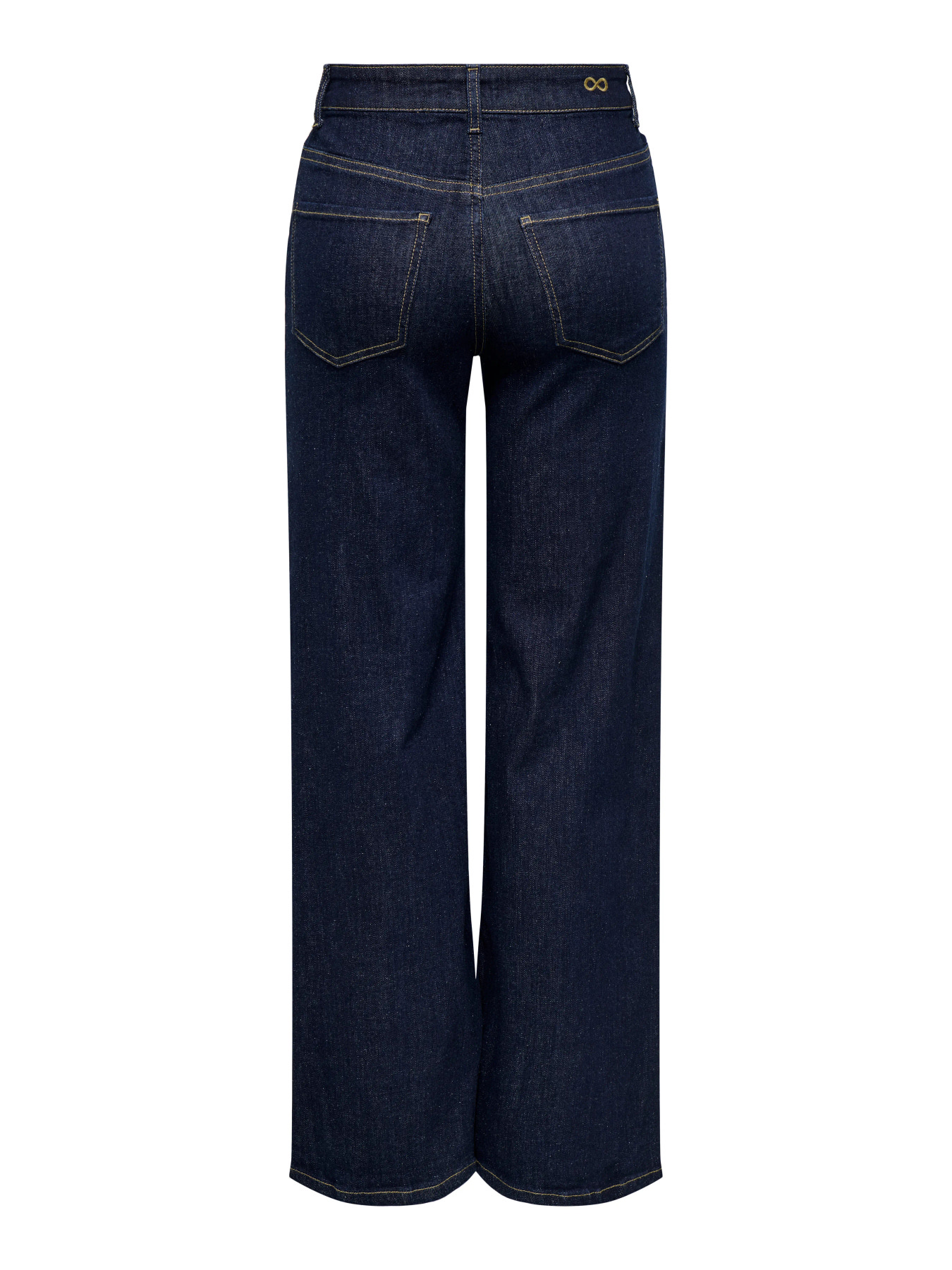 JDYFELINA-FINA HW WIDE RINSE JNSDNM NOOS Dark Blue Denim RINSE BLUE DENIM - 2