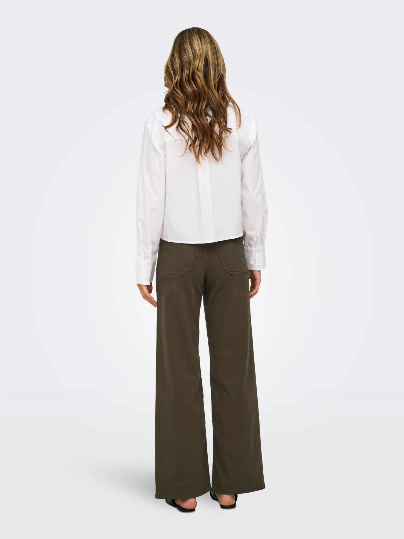 JDYIRIS STRETCH HW WIDE PANT PNT NOOS Slate Black - 7