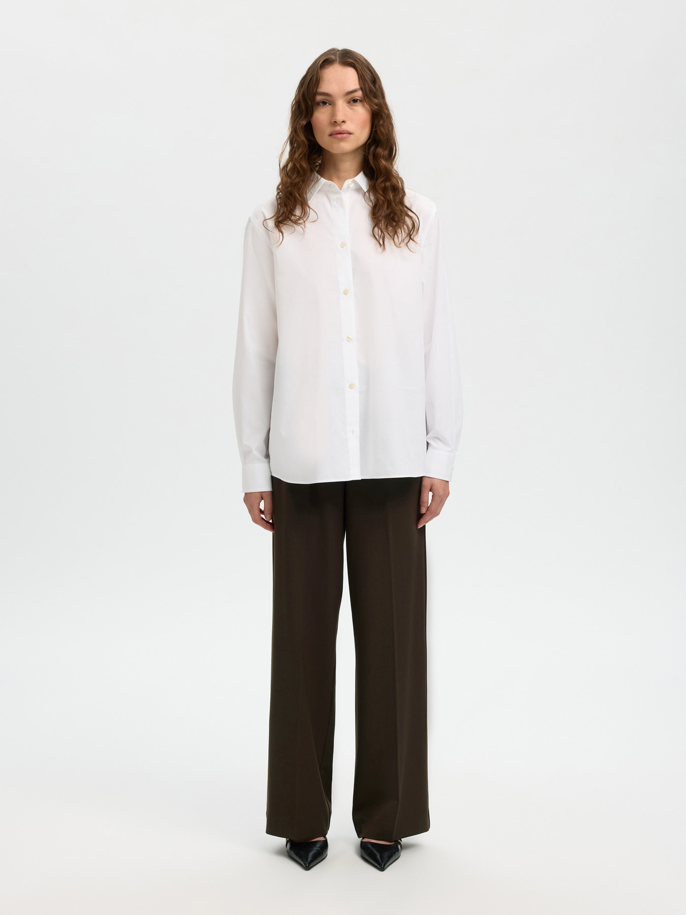 SLWEMMA-TARA MW WIDE PANT NOOS Delicioso - 2