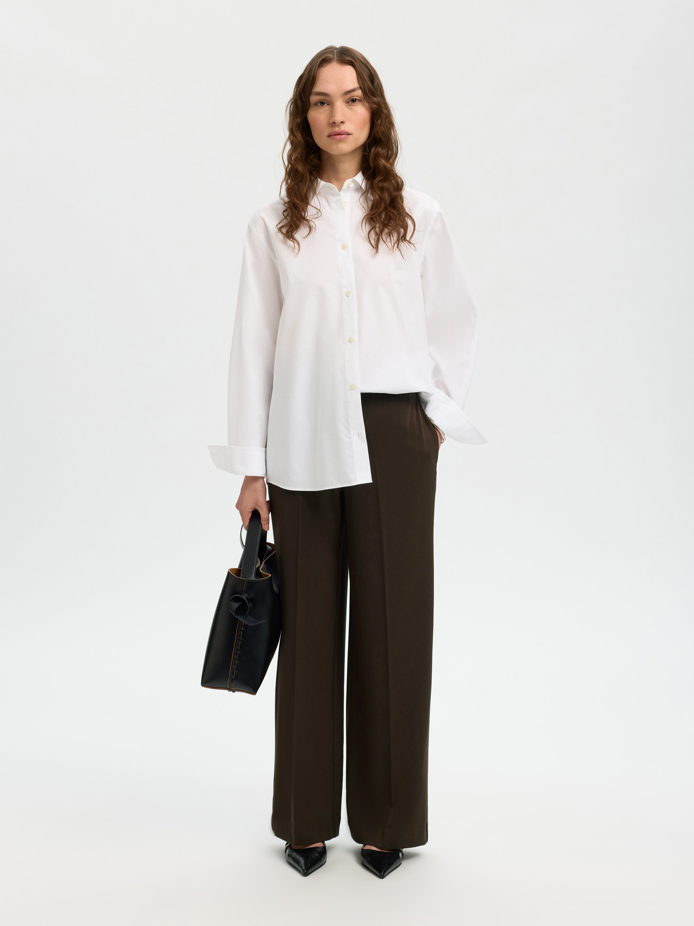 SLWEMMA-TARA MW WIDE PANT NOOS Delicioso - 4